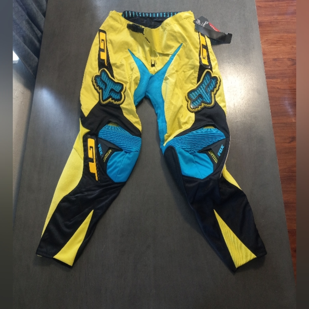 Fox Racing Gt Mens Motorcross Platinum Pants Size 36 Nwt